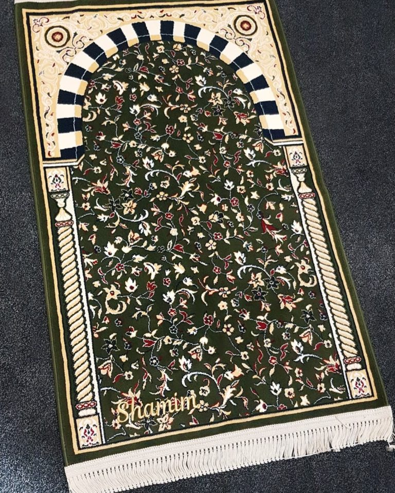 Rawda Al Madina - Premium Prayer Mat - Made in Madina