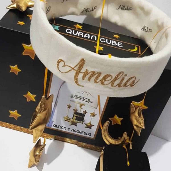 Baby Cot Mobile Kaaba Stars & Moon Islamic Quran Speaker & Nashe