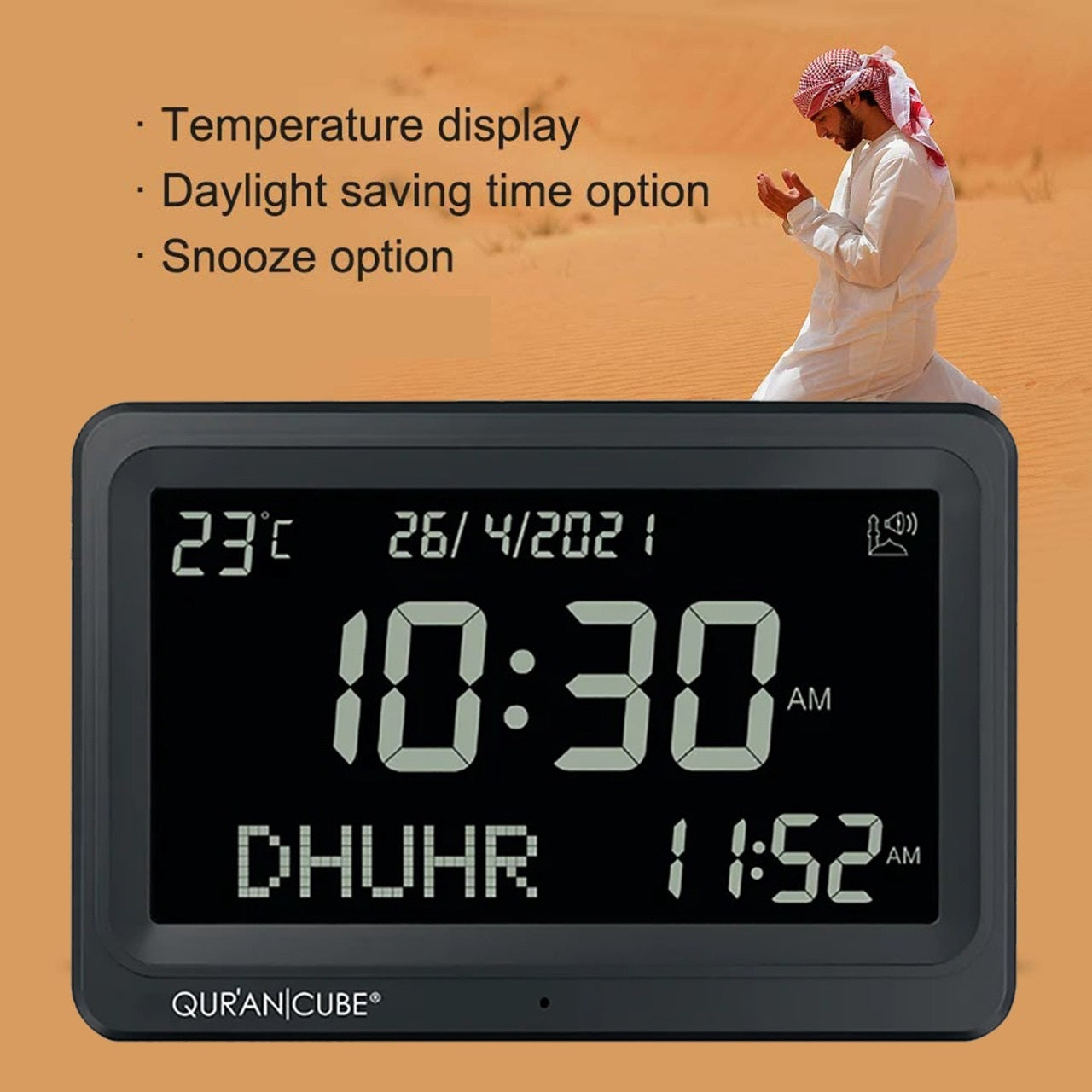 Adhan Clock - Automatic Azan Times By Location - Prayer Alarms Azaan