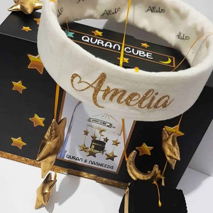 Baby Cot Mobile - Kaaba - Stars & Moon - Islamic Quran Speaker & Nasheeds Muslim Gift