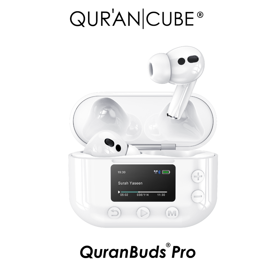 Personalised Quran Buds Pro - Wireless EarBuds - Full Quran MP3 Player